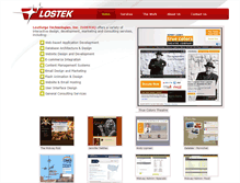 Tablet Screenshot of lostek.com